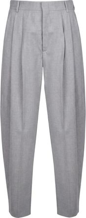 Liviana Conti Pantalone Donald - Dames - Broeken - Grijs - XL - Wol - Broeken