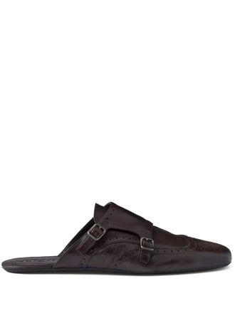 Prada monk mules - Brown