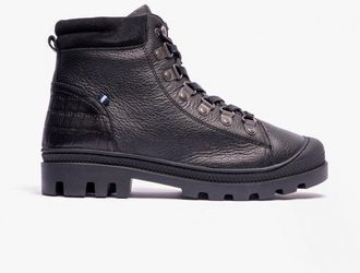 Joules NOA Womens Leather Boots True Black - Size UK 5