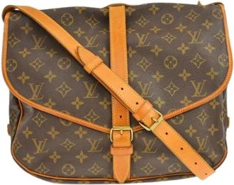 Louis Vuitton Pre-owned Cross Body Bags, unisex, Brown, Size: ONE SIZE Pre-owned Saumur Handbag