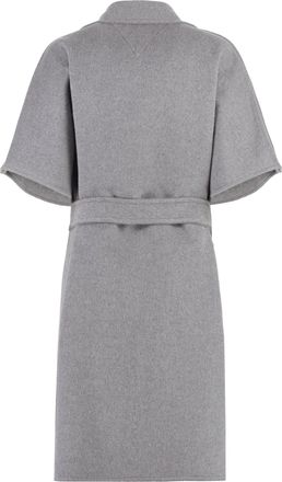 Bottega Veneta Womens Wool And Cashmere Coat Grey