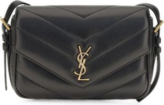 Saint Laurent Loulou Toy Crossbody Bag In Matelass&eacute; Lambskin