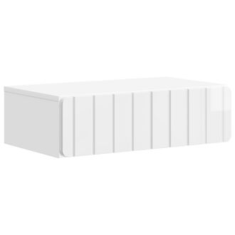 vidaXL Mesa Lateral Montada En La Pared Brillante 59 X 34,5 X 17 Cm Vidaxl
