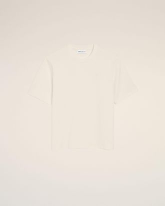 Ami White Cotton Ami De Coeur Embossed T-shirt White - XXXL - Unisex