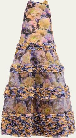 Zimmermann Luna Ruffle Maxi Dress