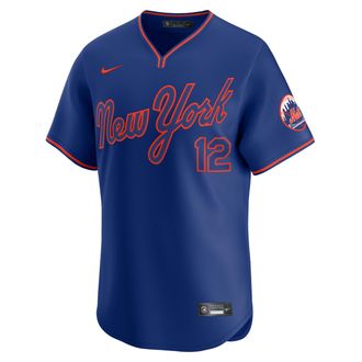 Nike Francisco Lindor New York Mets Nike Mens Dri-FIT ADV MLB Limited Jersey in Blue | LM250ED3NM9-8U0