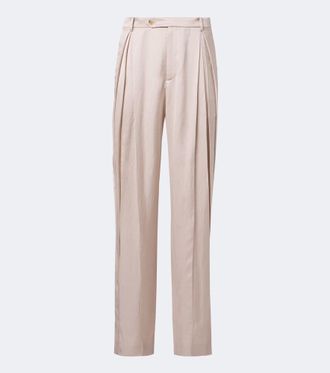 Valentino Pleated straight pants