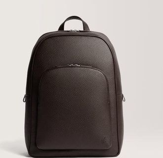 Carl Friedrik Leather Backpack- Full-grain Leather - Dark Brown
