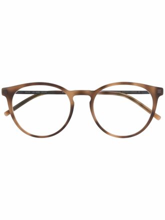 Mykita rounded tortoiseshell glasses - Brown