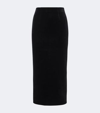 Roland Mouret Falda tubo de terciopelo