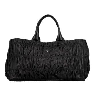 Prada Pre-owned Tote Bags, female, Black, Size: ONE SIZE Pre-owned Shopper