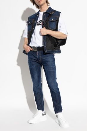 Dsquared2 Skater Jeans, Mens, Navy Blue