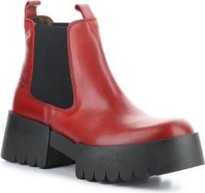 FLY London Exia Lug Sole Chelsea Boot in Red Rug at Nordstrom Rack, Size 9-9.5Us / 40Eu