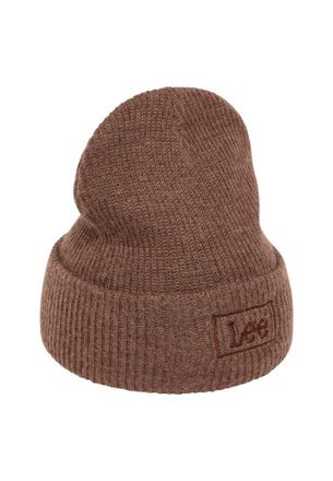 Lee Strickm&uuml;tze LEE Lee M&uuml;tze Core Beanie, Herren, braun, Obermaterial: 79% Wolle WO. 21% Polyamid PA., M&uuml;tzen Strickm&uuml;tze
