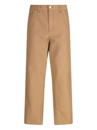 Carhartt Work in Progress Single Knee trousers - men - Organic Cotton - 31 - Brown