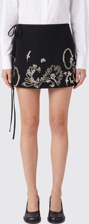 Dries Van Noten Gonna mini con cristalli