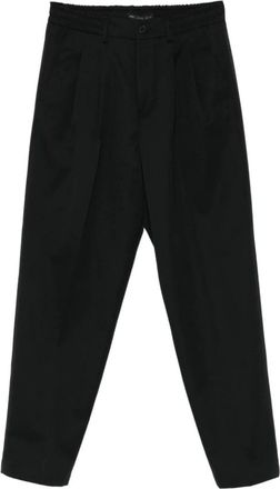 low brand Straight Trousers, male, Black, W34, Double Pleat Trousers