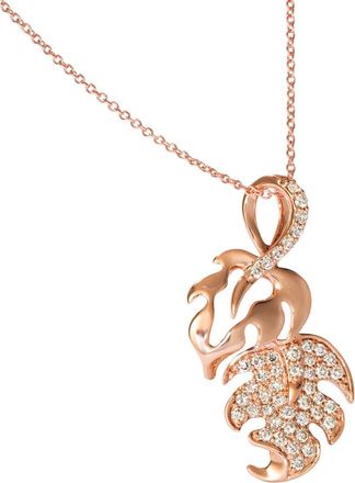 Le Vian Nude Diamonds 14K Rose Gold 0.52 Ct. Tw. Diamond Pendant Necklace