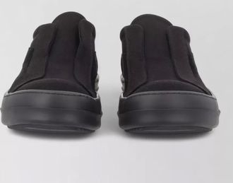Rick Owens cotton slip-on sneakers