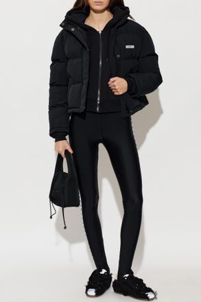 Moschino Insulated Jacket With Stand-up Collar, Womens, Black