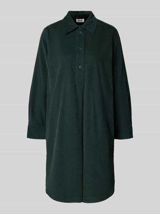s.Oliver Red Label Relaxed Fit Cordkleid aus Baumwoll-Viskose-Mix in Dunkelgruen, Gr&ouml;&szlig;e 40