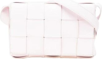 Bottega Veneta Pre-owned Cassette Crossbody Bag - Dames - Vintage Schoudertas - Roze - ONE Size - Leer - Vintage