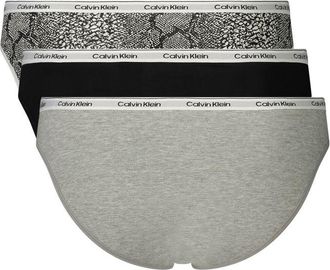 Calvin Klein Cotton Bikini Briefs - Gray