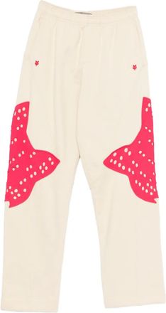 Kiko Kostadinov x Fox Lab Joggers traforati - Toni neutri