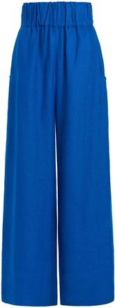 Bondi Born Universal trousers - women - Organic Linen - L - Blue