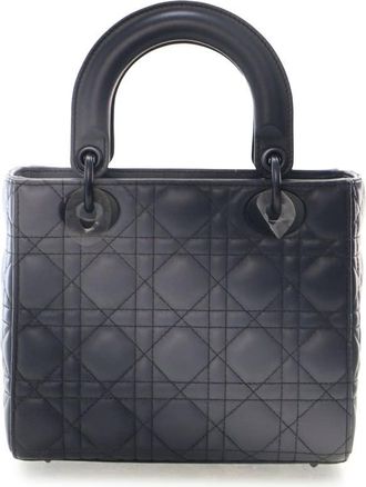 Dior Pre-owned Dior Small Lambskin Cannage My ABCDior Lady Dior 18-MA-0228