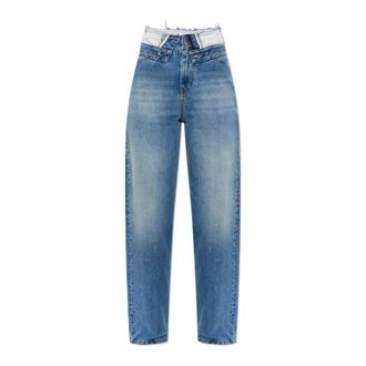 Maison Margiela Loose-fit Jeans, female, Blue, Size: W28 Straight-leg Jeans