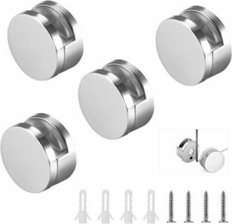 OEM Clips De Aleaci&oacute;n De Zinc Para Espejos De Ba&ntilde;o, Soportes Para Espejos De Cristal, Adecuados Para Ba&ntilde;os, Salas De Estar, Lugares P&uacute;blicos, Etc