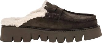 Pedro Garcia Mules Savy in Shearling - - Shoes - Donna - Marrone - 39 EU