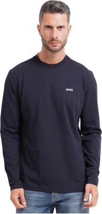 HUGO BOSS Volledige rits sweater - Heren - Sweatshirts - Blauw - S - Hoodies & sweatvesten
