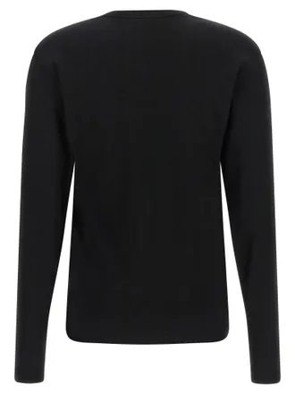 Christophe Lemaire Cotton Jersey Crewneck Sweater - Black