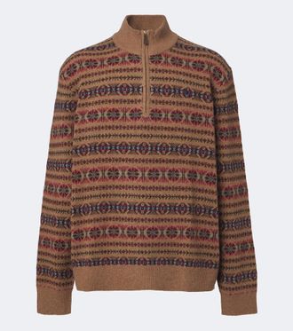 Polo Ralph Lauren Fair Isle wool half-zip sweater
