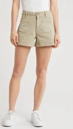 OAT New Yor High Waist Shorts in New Sage at Nordstrom Rack, Size 30