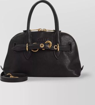 Miu Miu aventure lamb leather shoulder bag