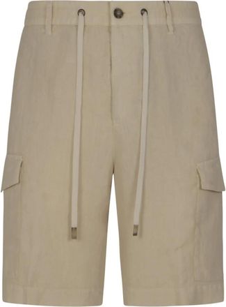 PESERICO Casual Shorts - Heren - Korte Broeken - Beige - 2XL - Katoen - Korte Broeken