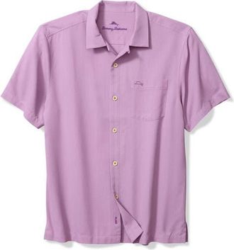 Tommy Bahama Mens Coastal Breeze IslandZone Camp Shirt in Lavender Haze at Nordstrom, Size 3Xlt
