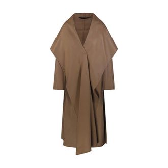 Max Mara Ululo Jas - Dames - Mantels - Bruin - Maat: 3XS