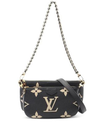 Louis Vuitton 2021 Empreinte monogram shoulder bag - women - Calf Leather - One Size - Black