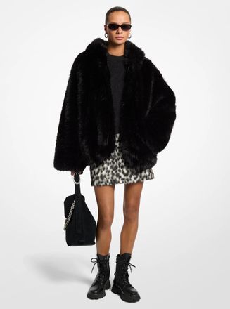 Michael Kors Oversized Faux Fur Jacket