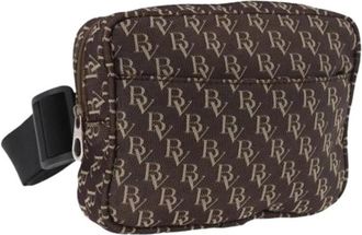 Bottega Veneta Pre-owned Vintage Canvas Waist Bag - Dames - Vintage Heuptassen - Bruin - ONE Size - Vintage