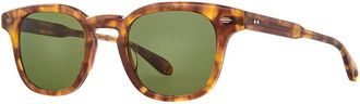 Garrett Leight SHERWOOD SUN SUS/PGN Mens Sunglasses Tortoiseshell Size 47