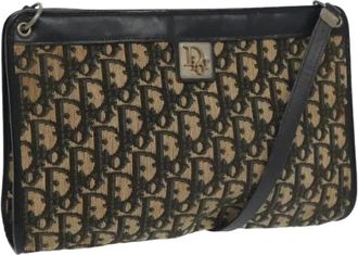 Dior Pre-owned Cross Body Bags, female, Multicolor, Size: ONE SIZE Pre-owned Canvas Shoulder Bag