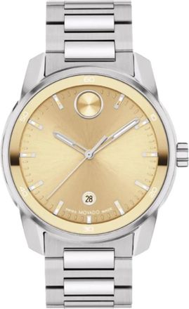 Movado Mens Bold verso Gold Dial Watch