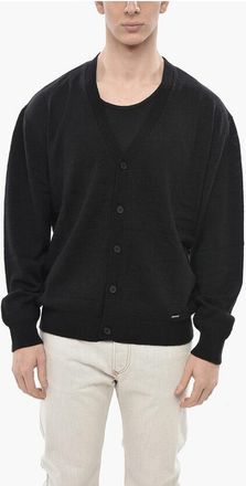 Diesel Wool-Blend V-Neck Cardigan K-LARENCE size Xxl