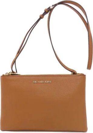 Michael Kors Pre-owned Cross Body Bags, female, Brown, Size: ONE SIZE Pre-owned Plastic shoulder-bags