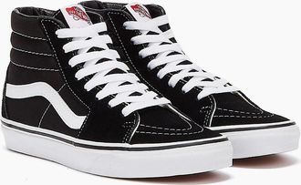Vans Womens Vans SK8 Hi Black / White Trainers - Size: UK 4 / eu 36.5 / us 4.5